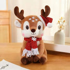 Charmante poupée de Noël en peluche au design de dessin animé - Fioriscas