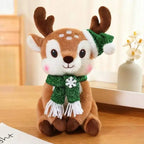 Charmante poupée de Noël en peluche au design de dessin animé - Fioriscas