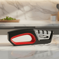 4-in-1 Knife Sharpener & Scissor Polisher - Ergonomic Kitchen Tool - Fioriscas