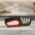 4-in-1 Knife Sharpener & Scissor Polisher - Ergonomic Kitchen Tool - Fioriscas