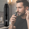 USB-C Rechargeable Nose & Ear Hair Trimmer, Waterproof & Quiet