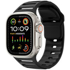 Apple Watch Silicone Band, VertoBand Breathable Sport Strap With Buckle