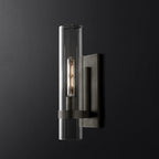 Enya Glass Cylinder Modern Wall Light - Neutralighting