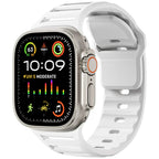 Apple Watch Silicone Band, VertoBand Breathable Sport Strap With Buckle