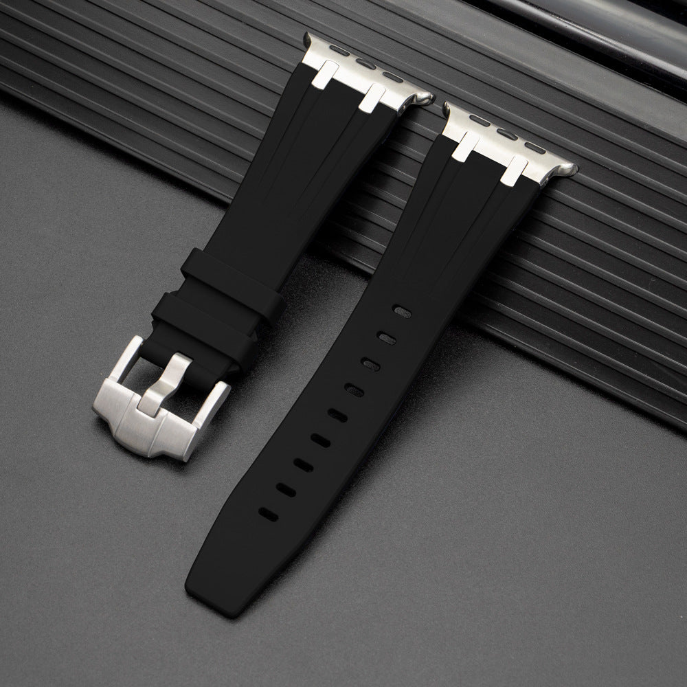 Silikonarmband för Apple Watch från Nexal, adapter i rostfritt stål