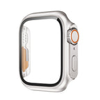 Apple Watch Bumper Case, Tempered Glass Screen Shield, Ultra-Style Look