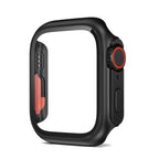 Apple Watch Bumper Case, Tempered Glass Screen Shield, Ultra-Style Look