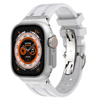 Novara Silicone Apple Watch Band With Titanium Adapter & Butterfly Clasp