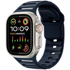 Apple Watch Silicone Band, VertoBand Breathable Sport Strap With Buckle