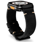 Marlowe Leather Apple Watch Band, Vintage Patina Style, Hand-Stitched