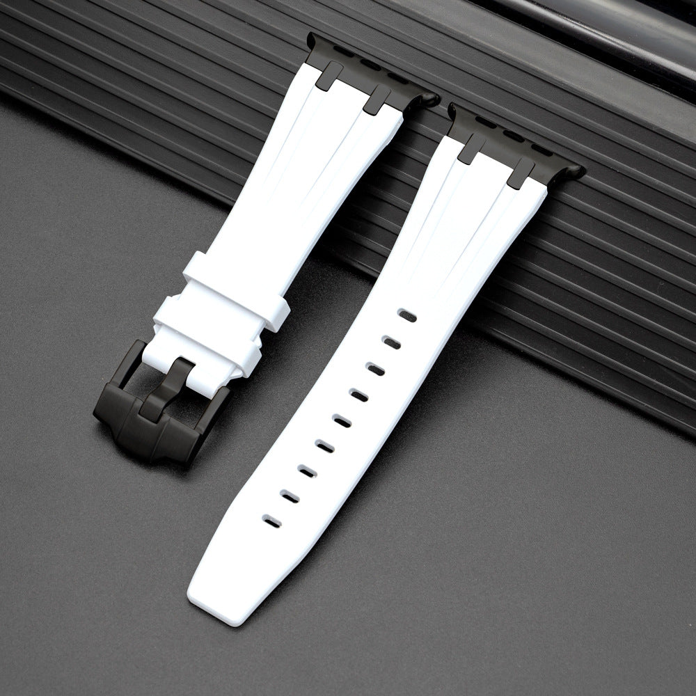 Silikonarmband för Apple Watch från Nexal, adapter i rostfritt stål