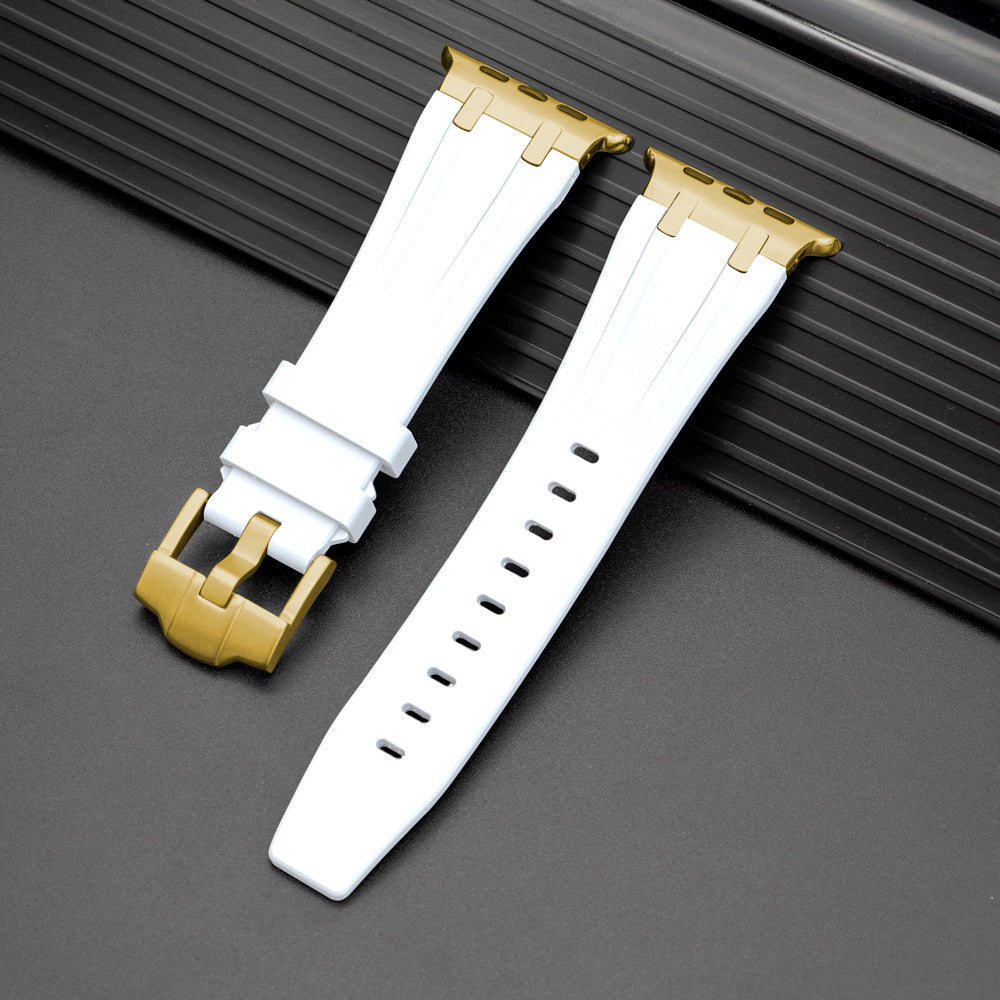Silikonarmband för Apple Watch från Nexal, adapter i rostfritt stål