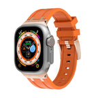 Silikonarmband för Apple Watch från Nexal, adapter i rostfritt stål