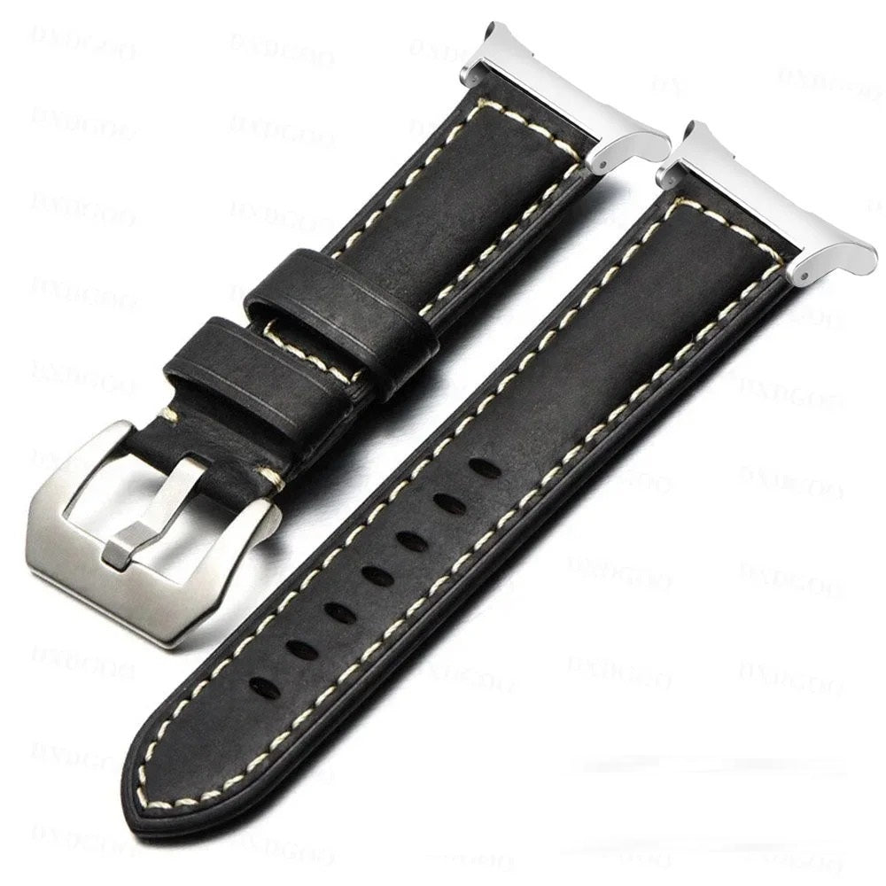 Samsung Galaxy Watch Ultra 47mm-band, Rowen frostat vintage-läder