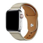 Vegansk læderrem med løkke til Apple Watch, stift og foldelukning