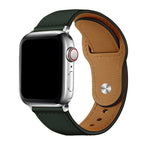 Vegansk læderrem med løkke til Apple Watch, stift og foldelukning