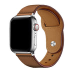 Vegansk læderrem med løkke til Apple Watch, stift og foldelukning