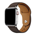 Vegansk læderrem med løkke til Apple Watch, stift og foldelukning