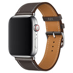 Bracelet Apple Watch en cuir véritable Marvelle, bande cousue main, 38-49 mm