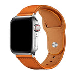 Vegansk læderrem med løkke til Apple Watch, stift og foldelukning