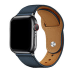 Vegansk læderrem med løkke til Apple Watch, stift og foldelukning
