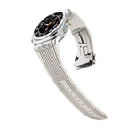 Samsung Watch Ultra Silicone Strap, Mavero Contoured Fit, Folding Buckle