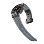 Samsung Watch Ultra Silicone Strap, Mavero Contoured Fit, Folding Buckle