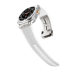 Samsung Watch Ultra Silicone Strap, Mavero Contoured Fit, Folding Buckle
