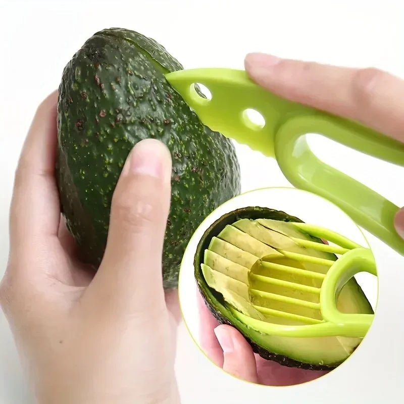 3-in-1 Avocado Cutter, Pitter & Spoon Tool - Fioriscas