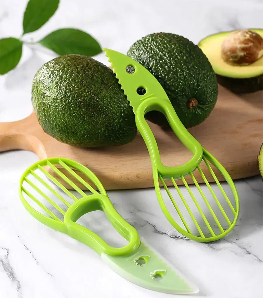 3-in-1 Avocado Cutter, Pitter & Spoon Tool - Fioriscas