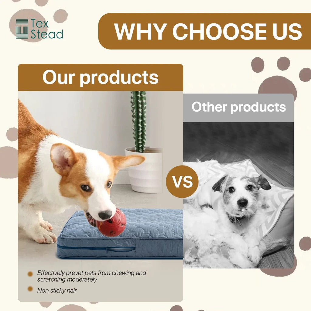 cozy orthopedic dog bed cover for large dogs - Fioriscas