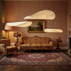 Pendant lamp made of Japandi silk with LED-friendly design - Fioriscas