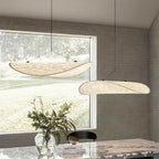 Pendant lamp made of Japandi silk with LED-friendly design - Fioriscas
