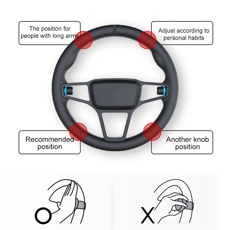Ergonomic Steering Wheel Spinner Knob for a Smooth Driving Experience - Fioriscas