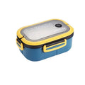 Two-tier Bento Lunchbox with Cutlery for Daily Use - Fioriscas