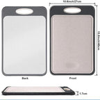 Double-sided cutting board made of stainless steel for hygienic work - Fioriscas