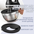 Airtight Bowls with Non-Slip Bottoms for Easy Meal Preparation - Fioriscas