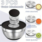 Airtight Bowls with Non-Slip Bottoms for Easy Meal Preparation - Fioriscas
