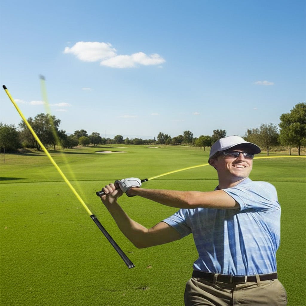 Kompakt golfsvängstränare för att korrigera positionen - Fioriscas