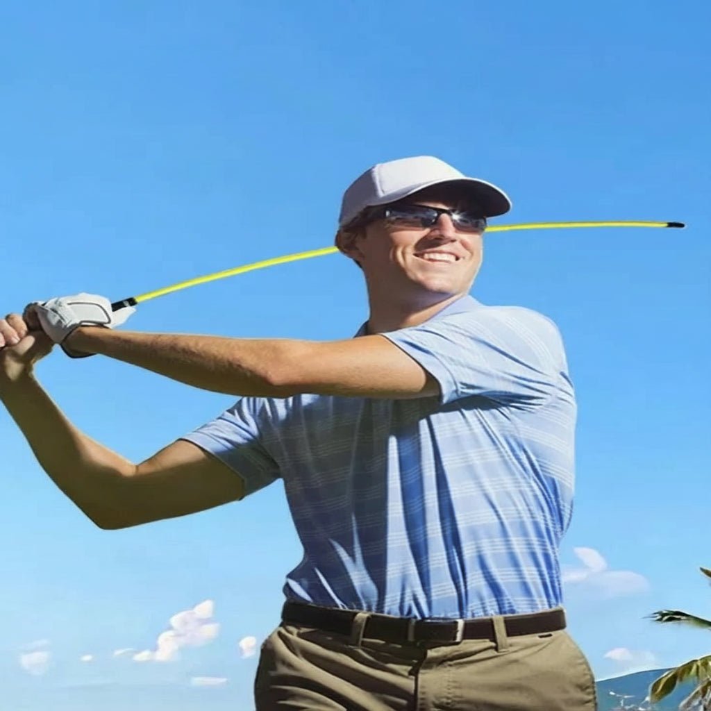 Kompakt golfsvängstränare för att korrigera positionen - Fioriscas