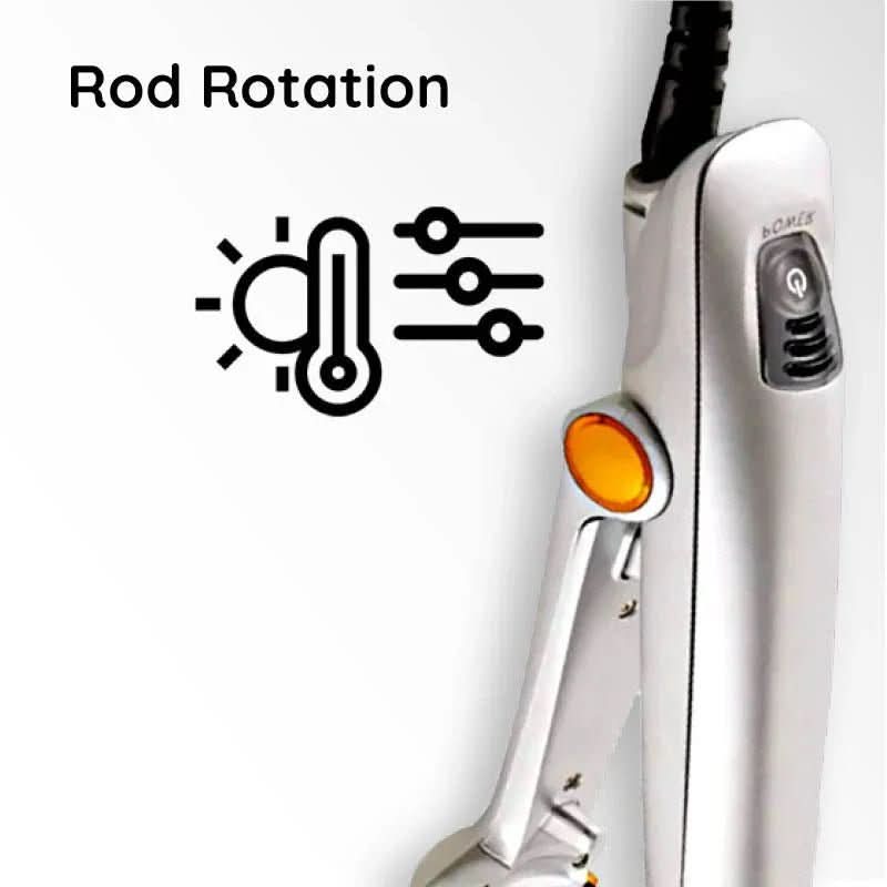 2-in-1 Rotating Hair Brush for Styling and Smoothing