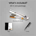2-in-1 Rotating Hair Brush for Effortless Styling - Fioriscas