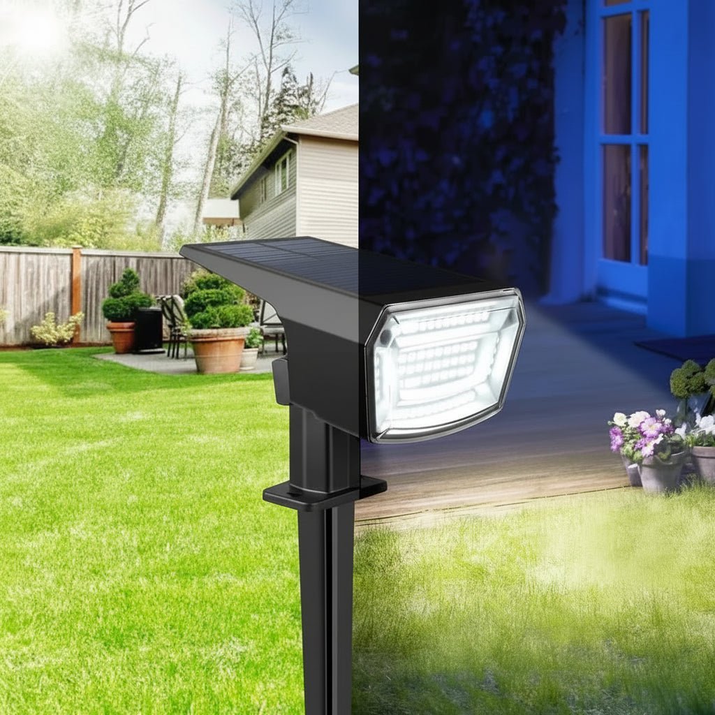 長時間持続するバッテリー搭載ソーラーLED投光器 - Fioriscas
