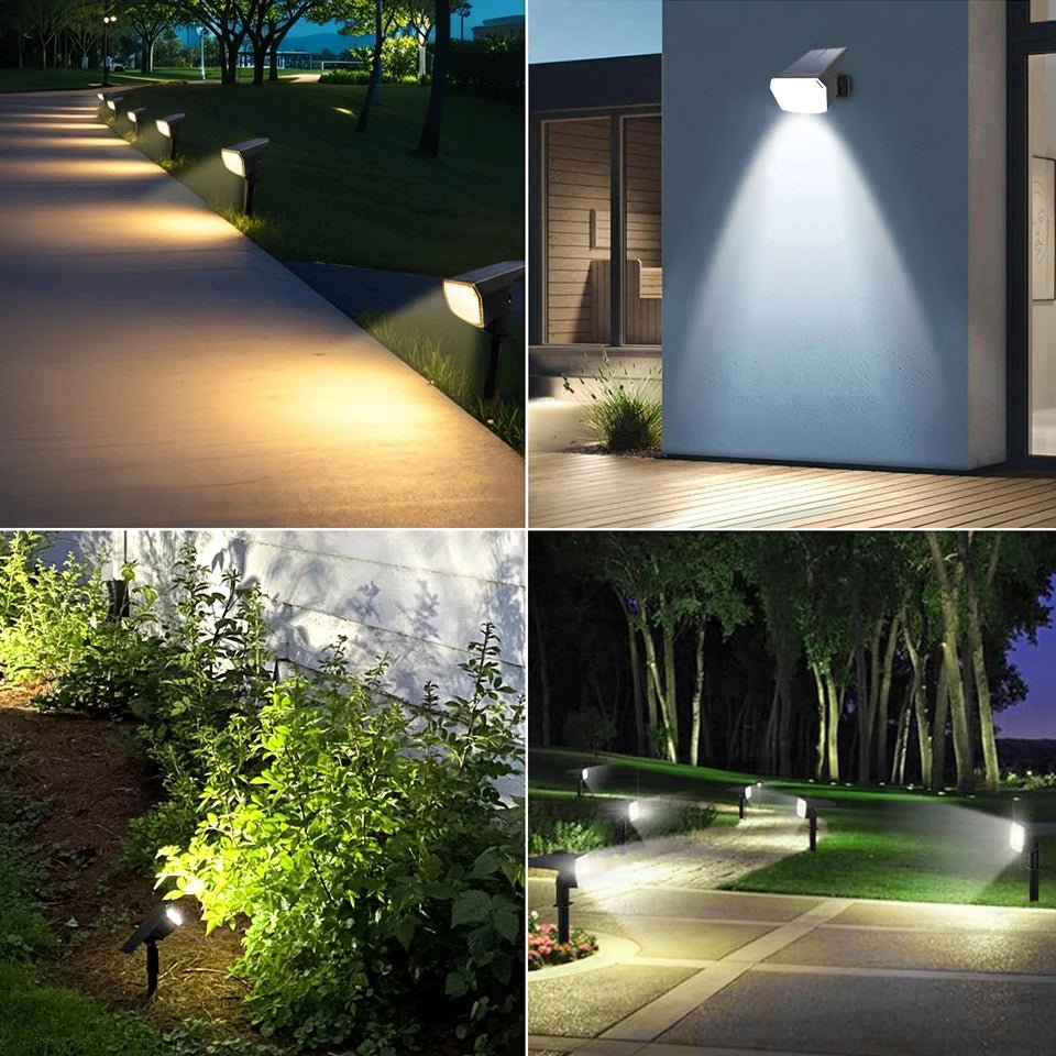 長時間持続するバッテリー搭載ソーラーLED投光器 - Fioriscas