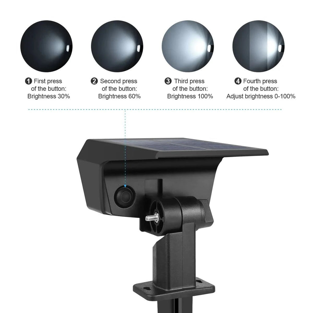 長時間持続するバッテリー搭載ソーラーLED投光器 - Fioriscas