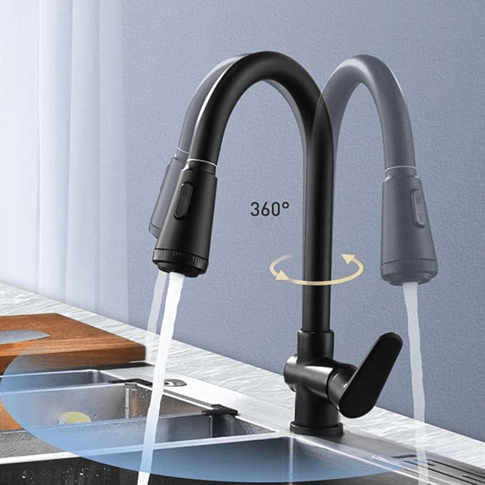 Modern kökskran med touchsensor och utdragbar sprayhuvud - Fioriscas