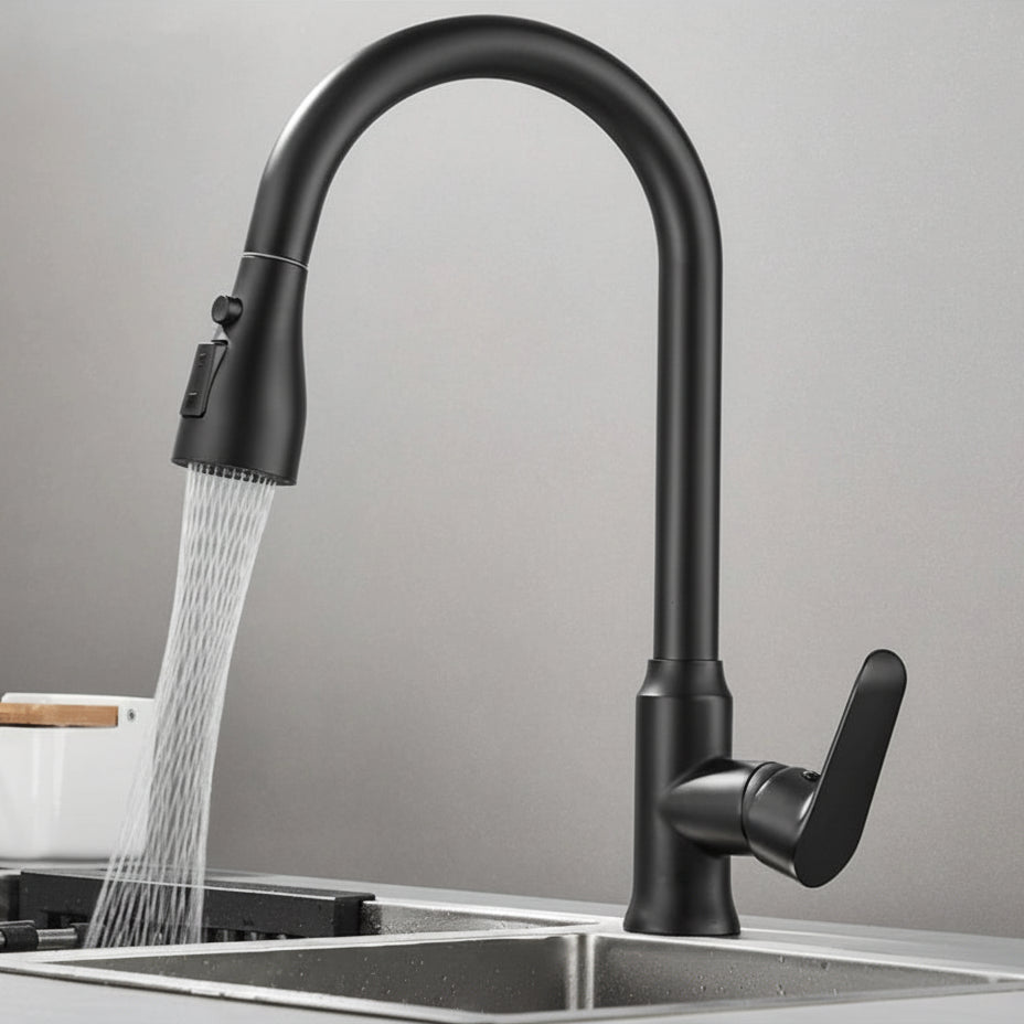 Grifo de cocina elegante con función extraíble y rotación de 360° - Fioriscas