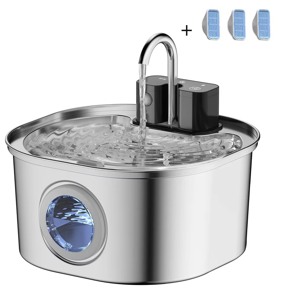 Large Capacity Automatic Pet Hydration Station with USB Charging and Smart Sensor
