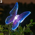 Lámpara de jardín LED con diseño de mariposa - Fioriscas