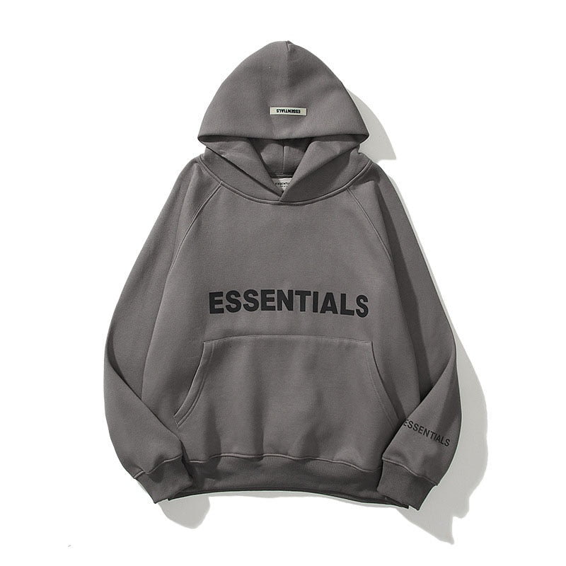 Essentials | Fear of God | Vetoketjullinen huppari kengurutaskulla